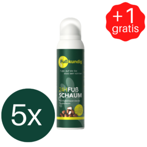Bundle 5+1: 24h-Fußschaum Pflegeschaum 150ml