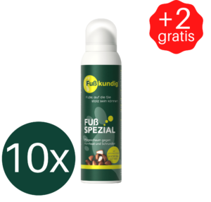Fußspezial 10+2 Bundle 10+2: Fußspezial Fußschaum Pflegeschaum 150ml